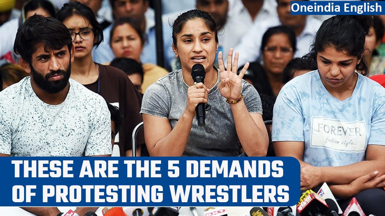Wrestlers Protest: 5 demands listed to sports m...