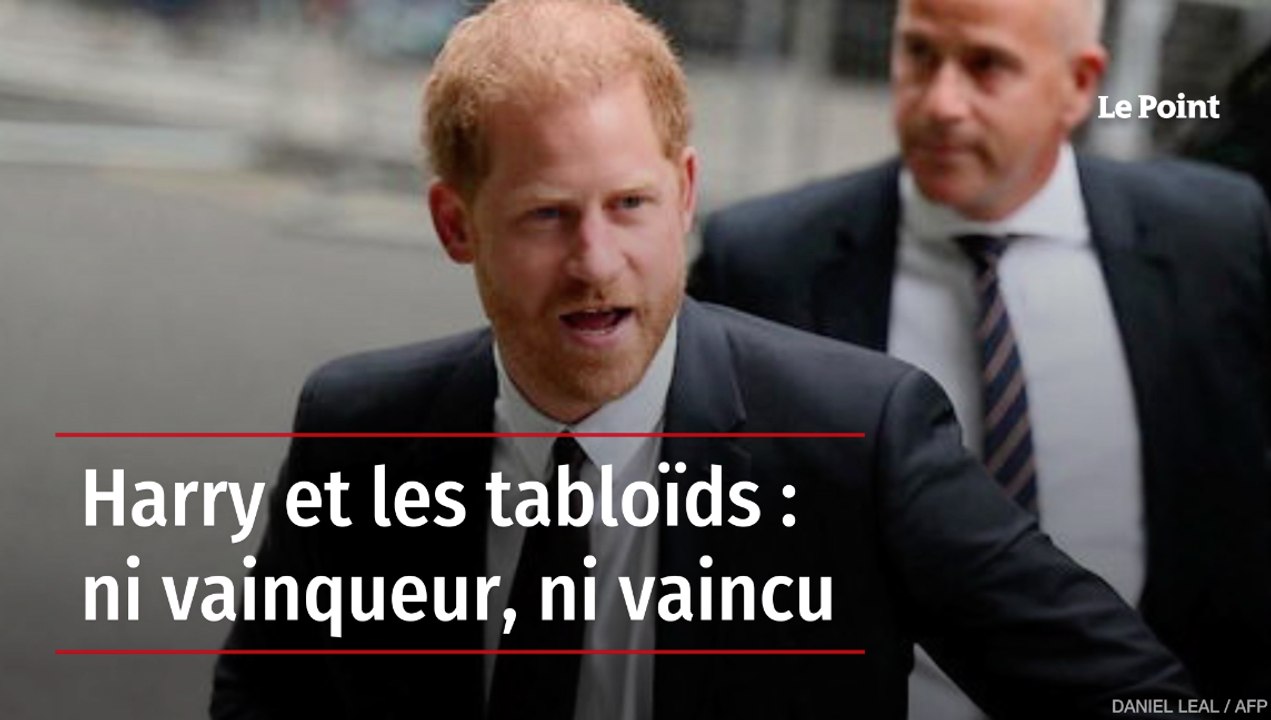 Harry et les tabloïds : ni vainqueur, ni vaincu