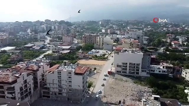 Des places vides ont remplacé les bâtiments à Samandag