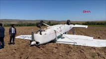 Aksaray'da eğitim uçağı düştü: 2 pilot sağ kurtuldu