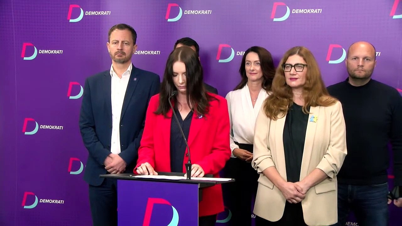 ZÁZNAM: Do strany Demokrati vstupuje hudobníčka D. Nvotová