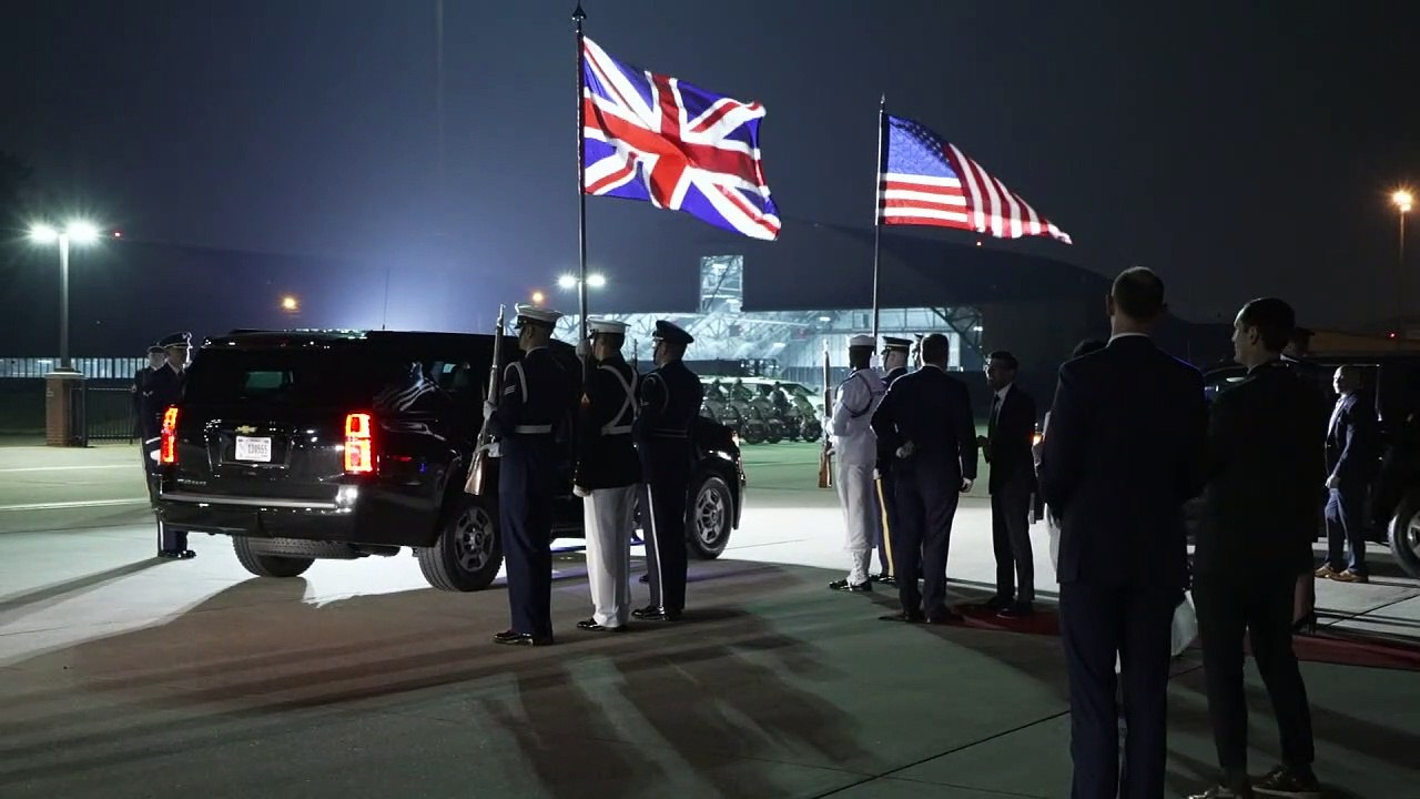Sunak arrives in Washington for first US visit