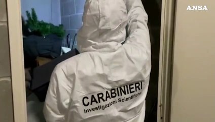 Download Video: Omicidio Tramontano, i rilievi dei carabinieri nella casa di Senago