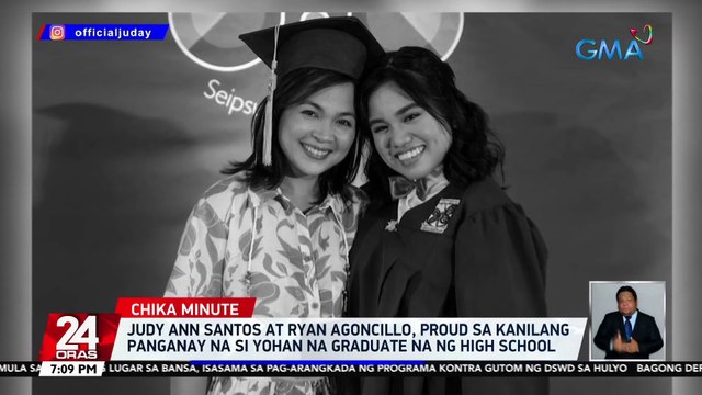 Judy Ann Santos at Ryan Agoncillo, proud sa kanilang panganay na si Yohan na graduate na ng high school | 24 Oras
