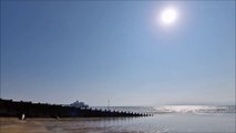 Eastbourne promenade, in East Sussex, captured on video on June 7 2023