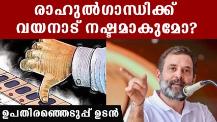 രാഹുല്‍ഗാന്ധിക്ക് വയനാട് നഷ്ടമാകുമോ? ഉപതിരഞ്ഞെടുപ്പ് ഉടന്‍