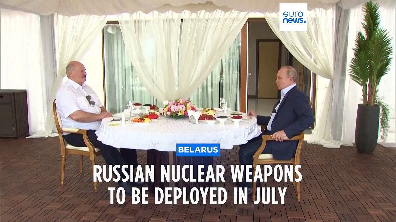 Putin says Russian tactical nuclear weapons to be deployed to Belarus next month