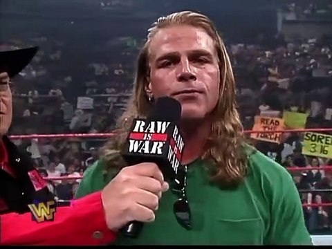 Shawn Michaels responding to homophobic chants from the crowd WWE RAW