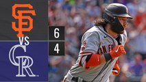 Resumen Gigantes de San Francisco vs Rockies de Colorado | MLB 08-06-2023