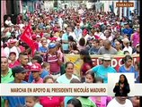 Pueblo venezolano marcha en apoyo al Presidente Nicolás Maduro en el estado Yaracuy