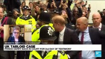 Prince Harry takes stand again in historic court battle with tabloids