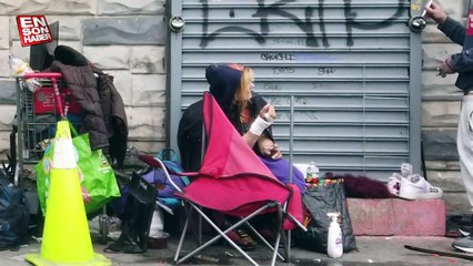 ABD'nin başı uyuşturucu bağımlılığıyla dertte: Sokaklar bağımlıların yuvası oldu