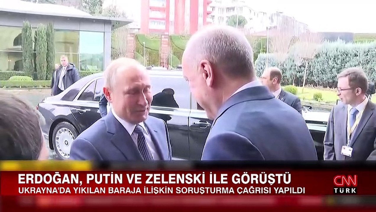 Erdoğan, Ukrayna'da vurulan barajla ilgili Putin ve Zelenski ile görüştü! İki tarafa da komisyon önerisinde bulunuldu