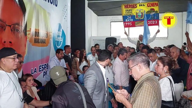DIRIGENTES DEL MOVIMIENTO POLÍTICO GENTE BUENA INAUGURÓ CENTRAL EN RESPALDO A FERNANDO VILLAVICENCIO