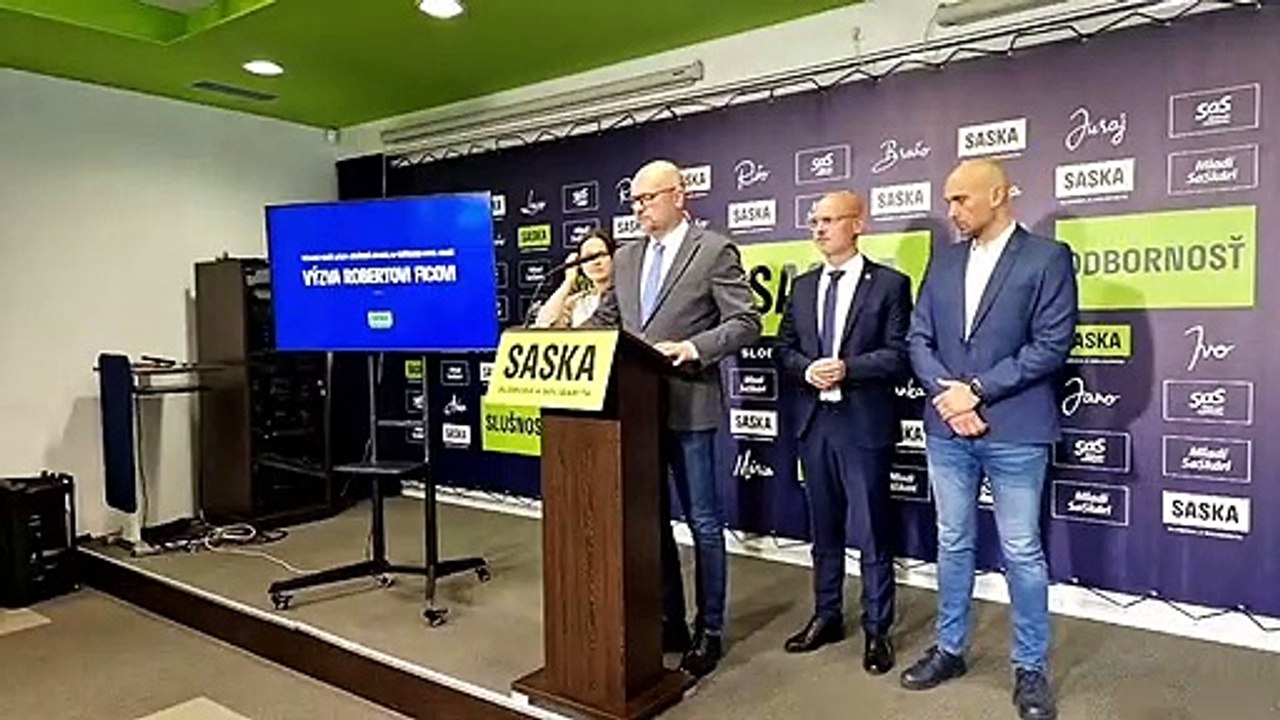 ZÁZNAM: SaS: Fico rozoštváva spoločnosť, vyzývame Smer na porovnanie programov