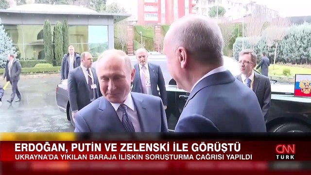 Erdogan a rencontré Poutine et Zelensky à propos du barrage détruit en Ukraine ! Des commissions ont été offertes aux deux parties.