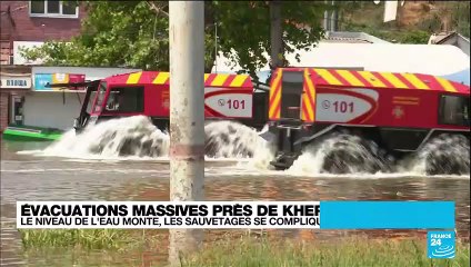 Destruction du barrage de Kakhovka : évacuations massives près de Kherson