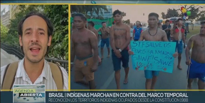 Comunidades indígenas de Brasil se movilizan en defensa de sus derechos sobre la tierra