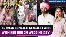 Sonnalli Seygall weds Ashesh Sajnan, makes a heartwarming bridal entry with her dog | Oneindia News