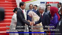 Tiba di Malaysia, Jokowi Disambut Warga dan Alunan Hadrah