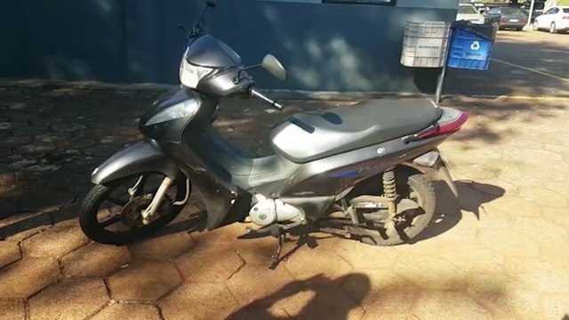 Biz furtada na Rua Minas Gerais é recuperada no Interlagos