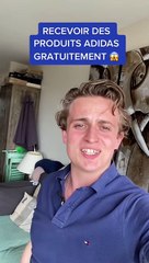 Recevoir des produits Adidas gratuitement 