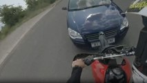 Yamaha rider becomes a casualty of bad luck after casual ride ends in a crash