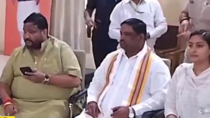 बलरामपुर: उड़ीसा रेल हादसे को लेकर योगी सरकार के मंत्री ने कांग्रेस पर साधा निशाना