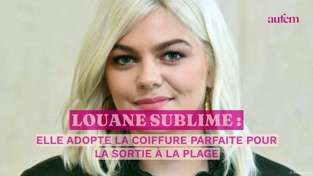 Louane sublime : elle adopte la coiffure parfaite pour la sortie à la plage