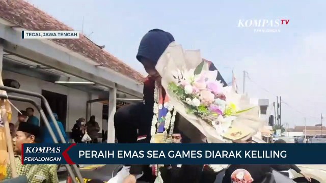 Peraih Emas SEA Games Fismawati Disambut Ratusan Anggota Pencak Silat di Tegal