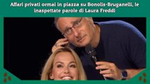 Affari privati ormai in piazza su Bonolis-Bruganelli, le inaspettate parole di Laura Freddi