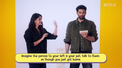 Aditya Roy Kapur & Mrunal Thakur Play JENGA Truth OR Dare!   Gumraah   Netflix India
