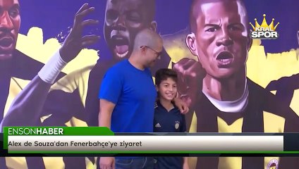 Alex de Souza'dan Fenerbahçe'ye ziyaret