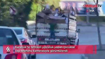 Çocukların tehlikeli yolculukları yürekleri ağza getirdi