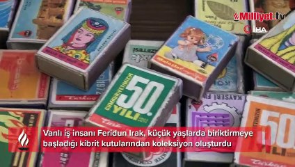Van'da yarım asırlık kibrit kutusu koleksiyonu