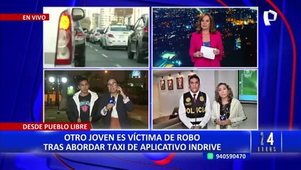 Pueblo Libre: joven es secuestrado y asaltado tras abordar taxi de aplicativo inDrive