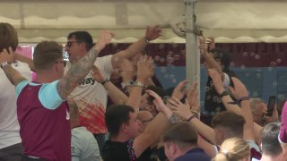 'Best fans in the world!' - West Ham party in Prague