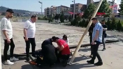 Un ouvrier est tombé dans la construction du Jardin national de Karabuk