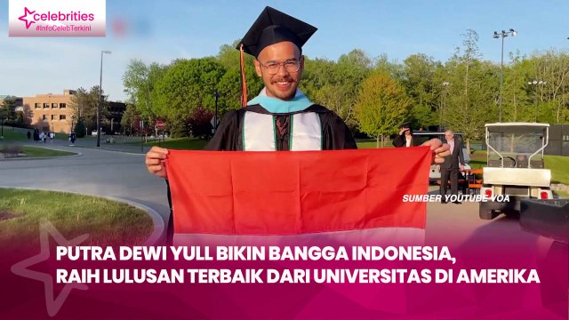 Putra Dewi Yull Bikin Bangga Indonesia, Raih Lulusan Terbaik dari Universitas di Amerika