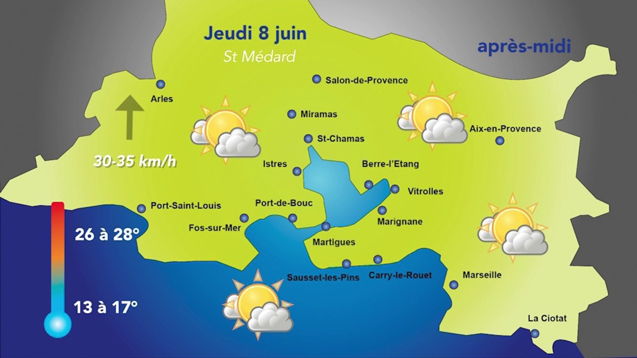 Nuages, éclaircies et ciel voilé c'est la météo de demain !