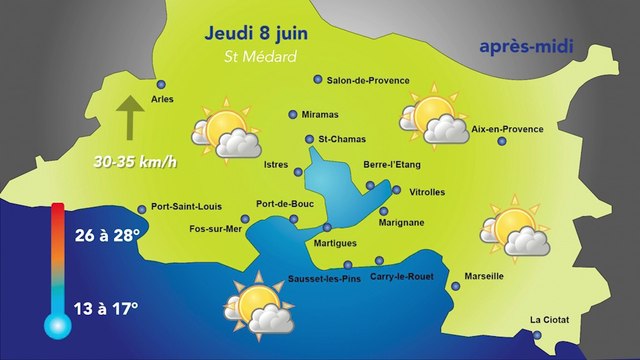 Nuages, éclaircies et ciel voilé c'est la météo de demain !
