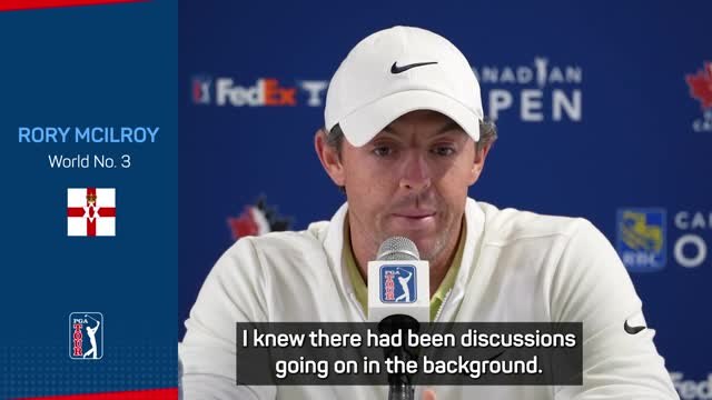 Rory McIlroy breaks silence over the PGA's merger with LIV