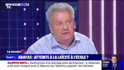 Abayas à l'école: "Ce phénomène est en hausse indéniablement", pour Alain Seksig, inspecteur d’académie honoraire