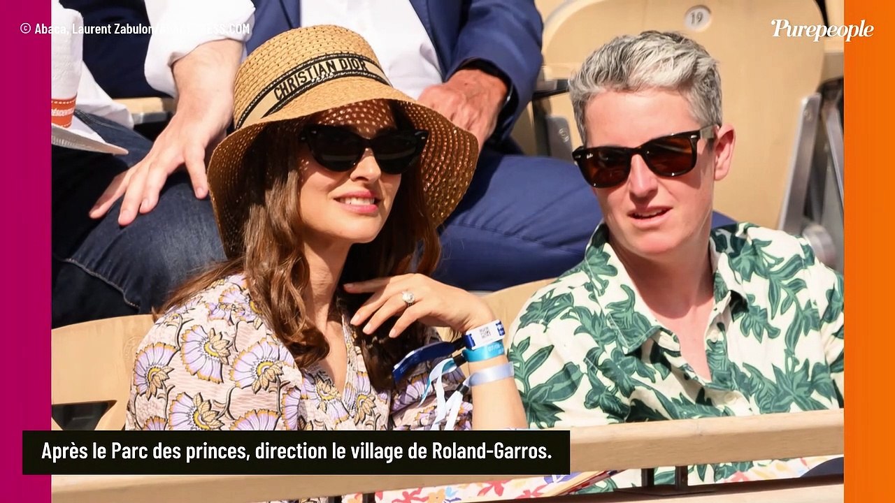 Roland-Garros 2023 : Natalie Portman sans Benjamin Millepied mais bien accompagnée, elle se régale !