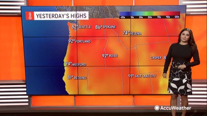 Heat builds in the Northwest as gloomy weather lingers in parts of the Southwest