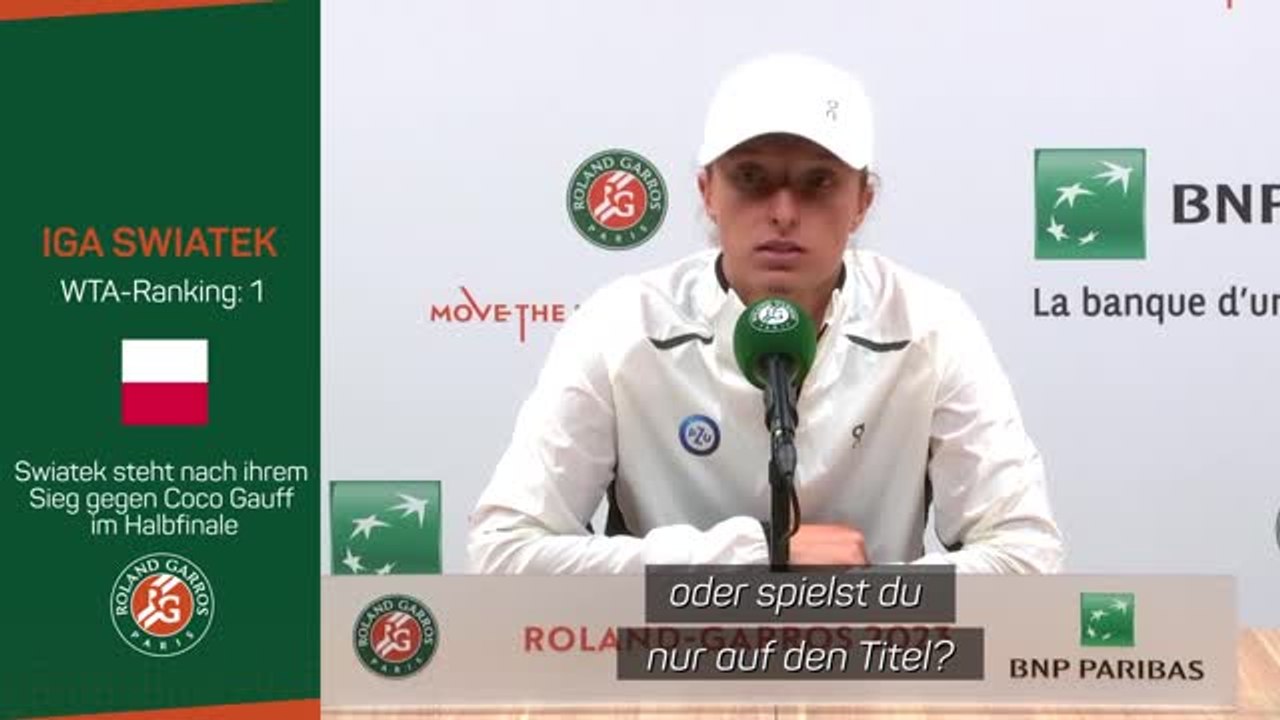 Roland Garros als Routine? Swiatek empört!