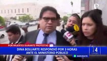 Dina Boluarte en la Fiscalía: ¿Cuáles fueron sus respuestas sobre muertes en protestas?