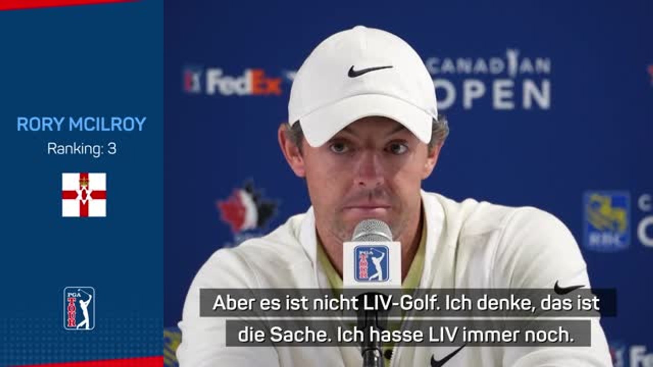 McIlroy: 'Ich hasse LIV immer noch'