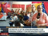 Parlamentarios buscan mejorar atención a personas con discapacidad auditiva en Trujillo