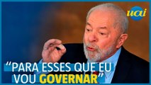 Lula afirma ter 'lado' e que governa para pobres
